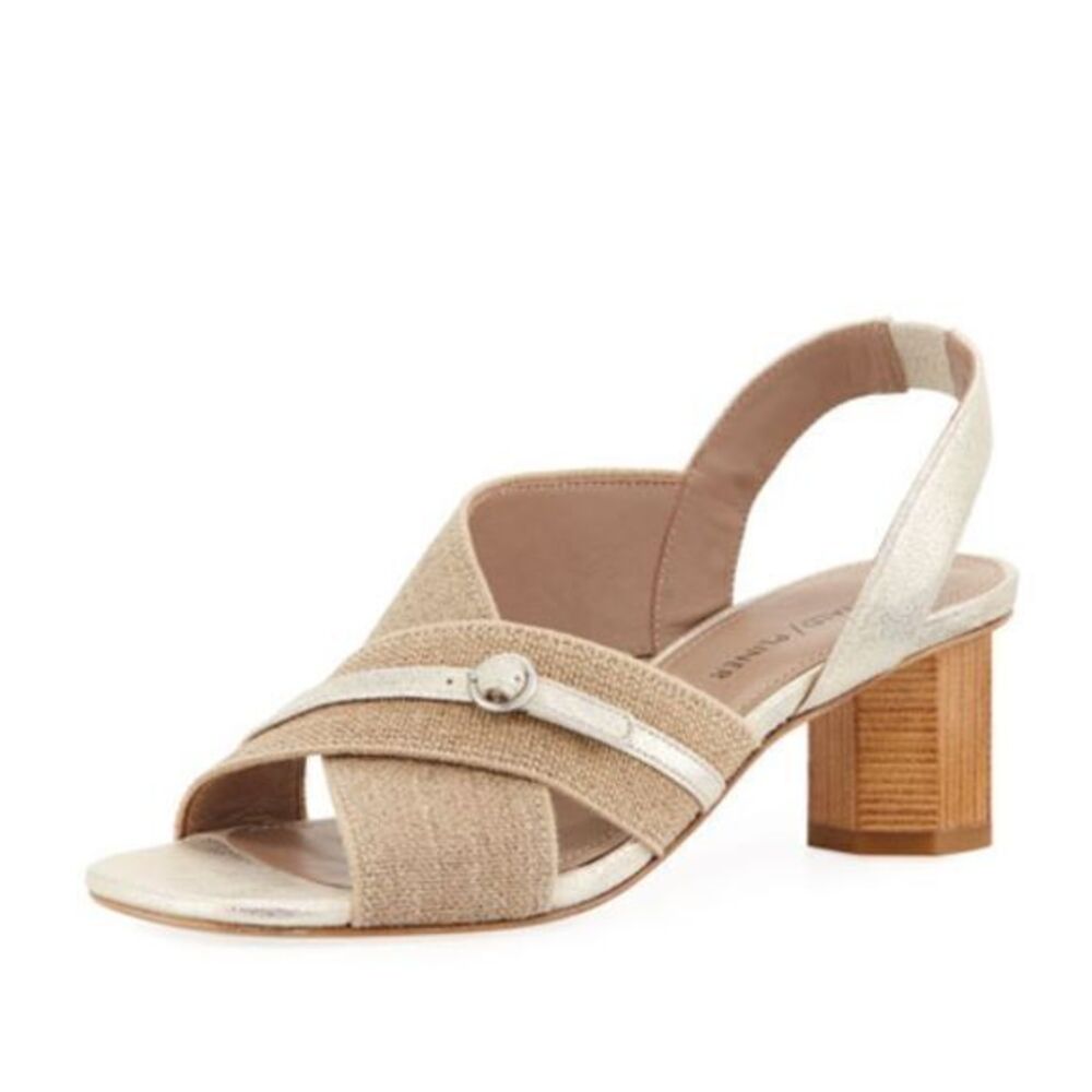 Donald J. Pliner Tan Slingback Sandals
